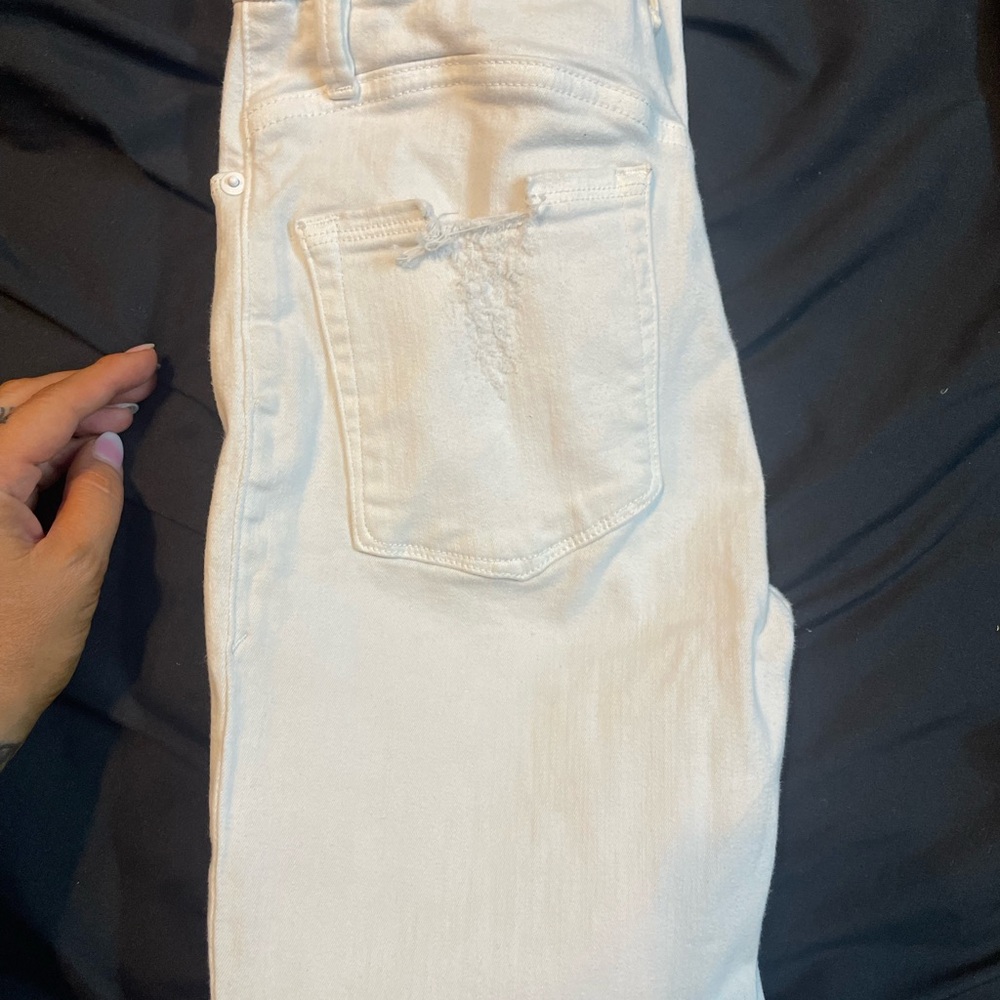 Good American White Denim Jeans Classic Style